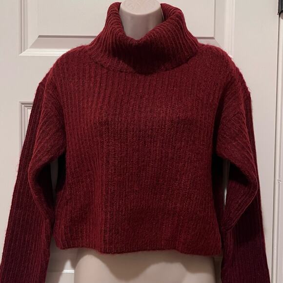 Women's Thakoon Cropped Turtleneck Sweater, Size Small, NWT - Picture 2 of 7